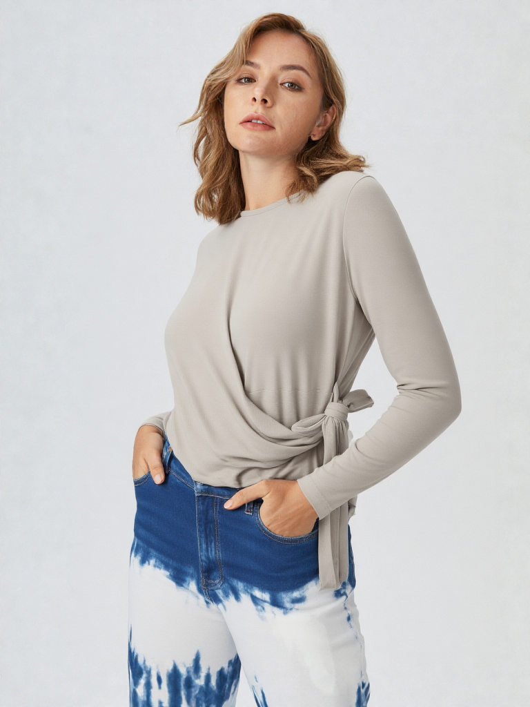 Maglietta con nodo laterale - Il Re dello Stile