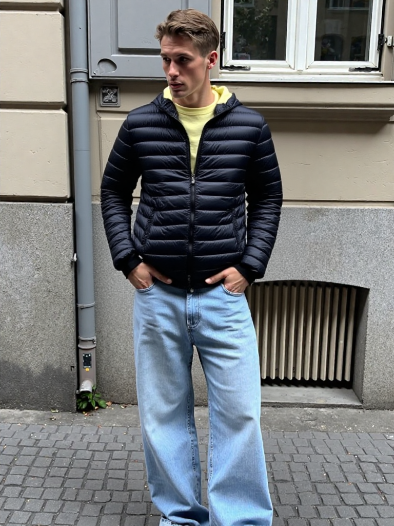 Piumino nero