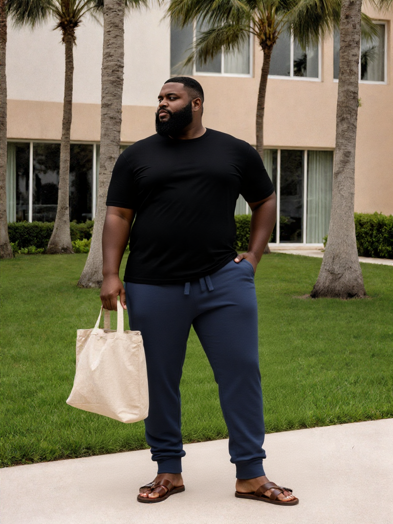 Pantaloni Tuta Uomo “JOIN” – Comfort Fit – Taglie Forti 2XL–5X