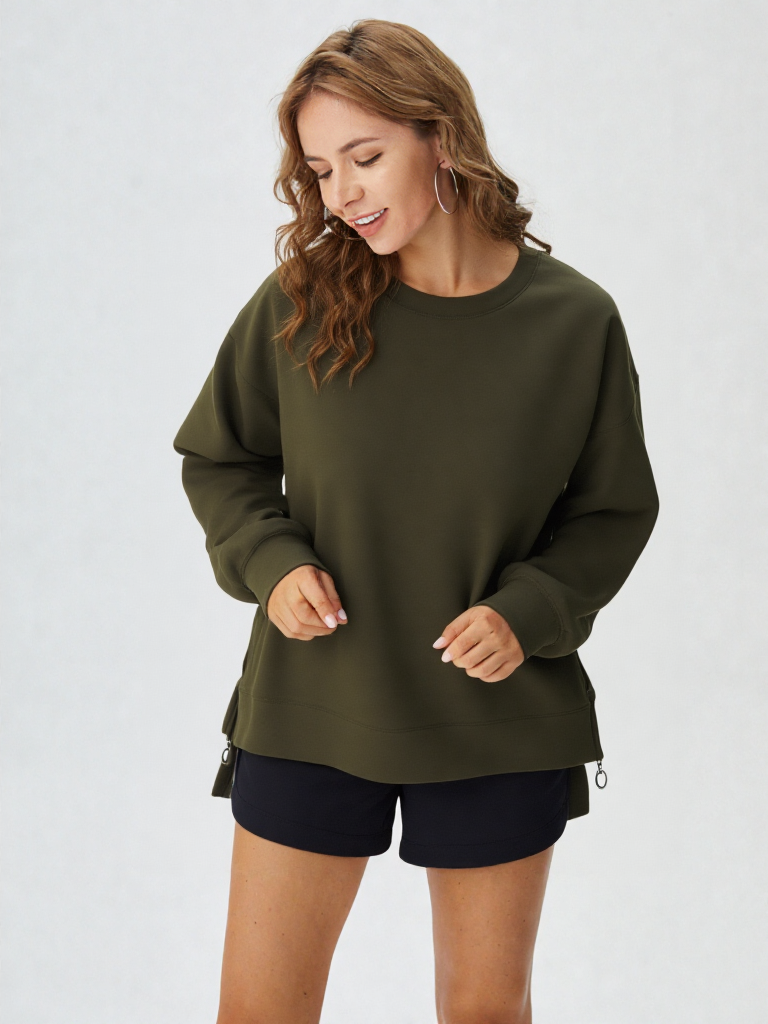 La Felpa Morbida con Dettagli a Zip - Il Re dello Stile