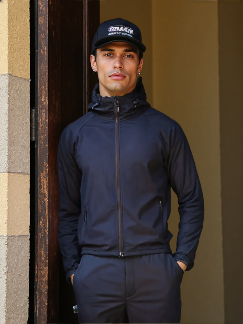 GIACCONE / SOFTSHELL UOMO – “GALE” – Taglie Forti 2XL–4XL – Nero o Blu Navy