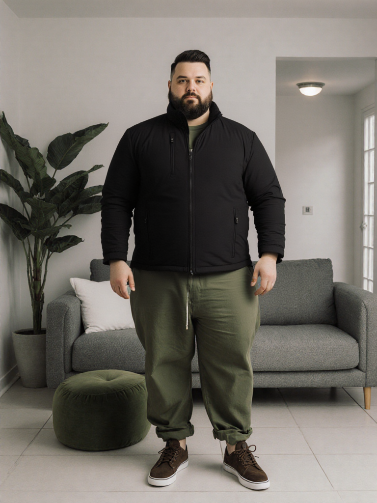 Giacchetto Softshell Uomo “Dublin” – Impermeabile 8000mm – Taglie forti 2XL–4XL