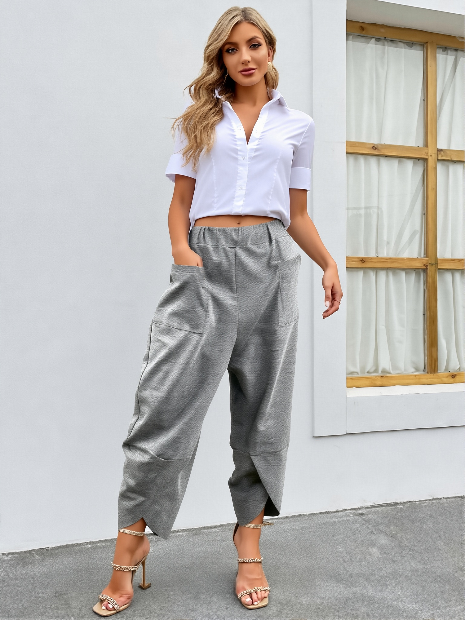 Pantaloni Casual Eleganti