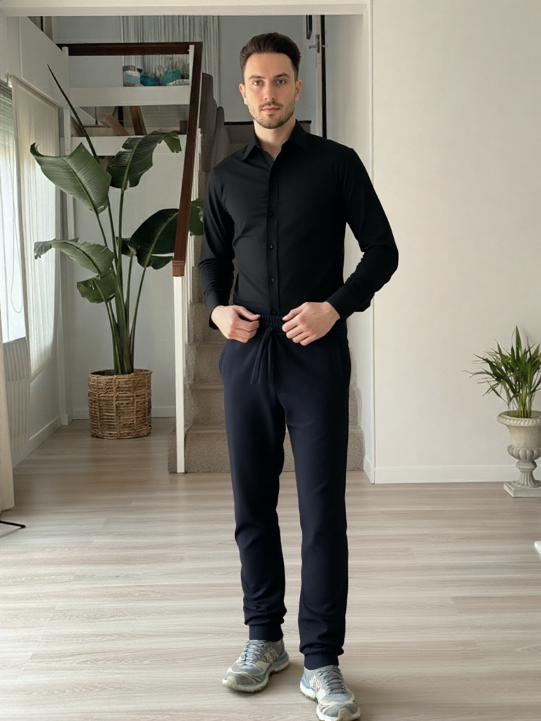 Pantaloni Tuta Uomo “JOIN” – Comfort Fit – Taglie Forti 2XL–5X