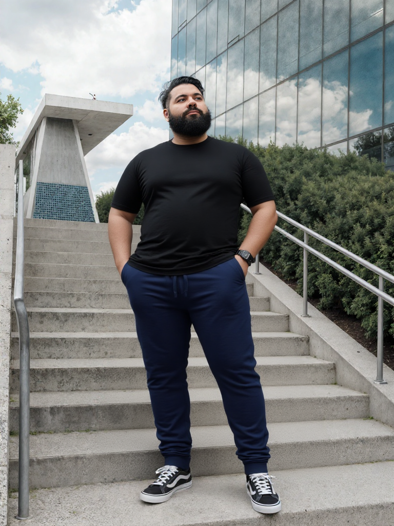 Pantaloni Tuta Uomo “JOIN” – Comfort Fit – Taglie Forti 2XL–5X