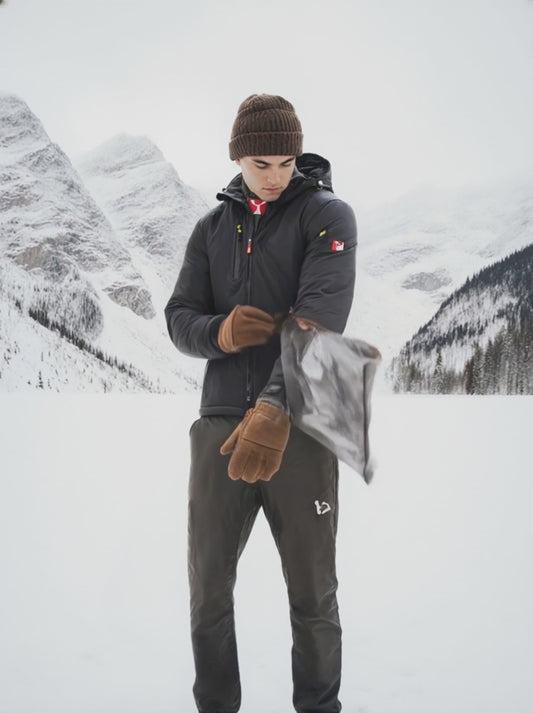 Giacchetto Soft-Shell Uomo “Creek Pad” – Impermeabile, Imbottito – Taglie Forti 2XL–4XL