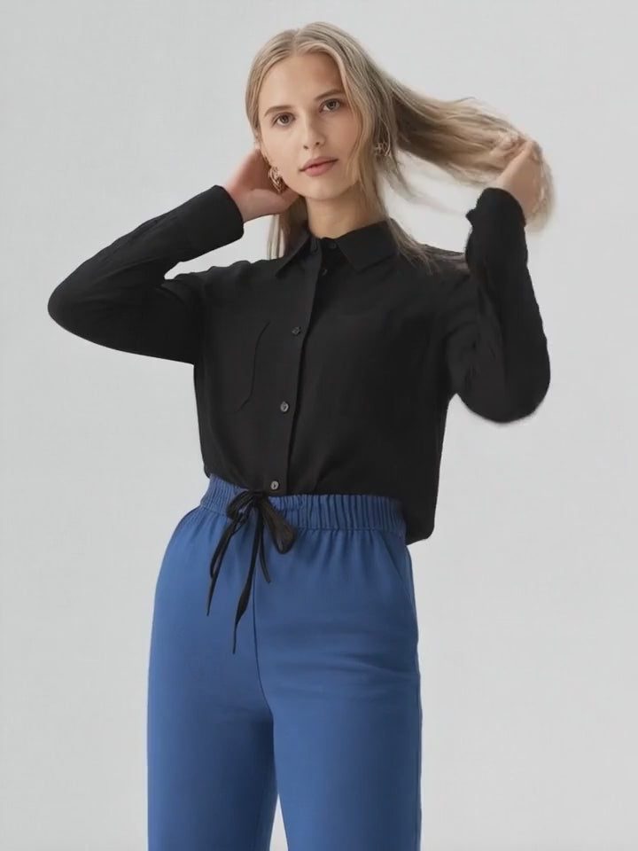 Pantaloni Jogger Effetto Jeans